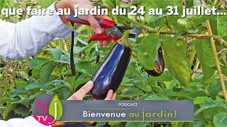 QUE FAIRE DANS VOTRE JARDIN DU 24 AU 31 JUILLET  LES BONS CONSEILS PRATIQUES DE PATRICK ET ROLAND [upl. by Ettelracs]