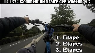 TUTO  Comment bien faire des wheelings en vélo [upl. by Gnik]