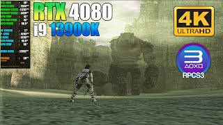 Shadow of The Colossus  RPCS3 Emulator  Playable✔️  RTX 4080 16GB  i9 13900K 58GHz  4K 60FPS [upl. by Eniamrej]