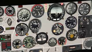 Yak18t flight simulator cockpit flight [upl. by Adnilab53]