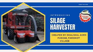 Silage harvester 2024 dhaliwal agro [upl. by Nifares]