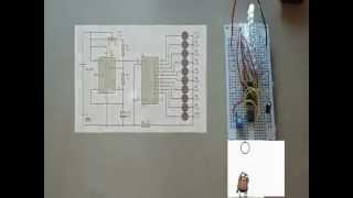 Chenillard 10 led ne 555  cd 4017  بالعربية وبالتفصيل الممل [upl. by Tahmosh]