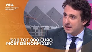 Jesse Klaver wil meer ruimte voor woningbouwcorporaties 500 tot 800 euro huur moet de norm zijn [upl. by Ricardama]