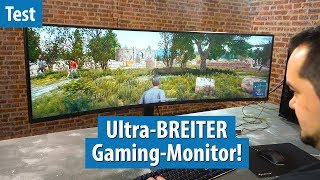 120 Zentimeter Fritz hat den BREITESTEN GamingMonitor im Test  Samsung C49HG90 [upl. by Nerb62]