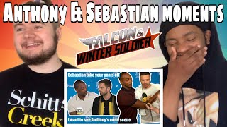 Anthony Mackie and Sebastian Stan being married for 8 minute straight REACTION [upl. by Holey]