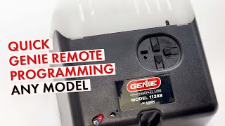 How to Program A Genie Remote to your Garage Door Opener [upl. by O'Meara311]