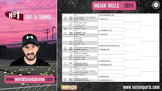 Indian Wells 2024  Chaud bouillant 🔥 Predictions  Analyse  Pronos  Tennis  Worldtennisprono [upl. by Weinhardt711]