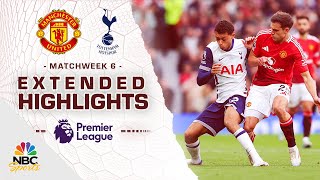 Manchester United v Tottenham Hotspur  PREMIER LEAGUE HIGHLIGHTS  9292024  NBC Sports [upl. by Hyacinthe]