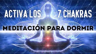 MEDITACIÓN DE LOS SIETE CHAKRAS PARA DORMIR  MEDITACIÓN GUIADA CON MANTRAS  RELAJACIÓN 💖 EASY ZEN [upl. by Komsa]