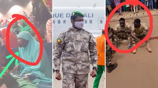 Niger Trois mercenaires ont été arrêtés à Niamey dans la foule lors de l’arrivé de Assimi [upl. by Loredo]