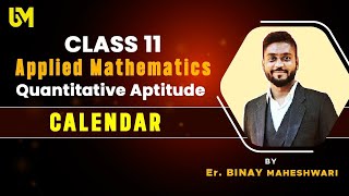 Calendar Class 11th Applied MathsML Aggarwalbinaymaheshwari2808 [upl. by Clippard]