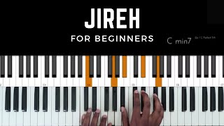 How to Play Jireh  Piano Tutorial [upl. by Ainar]