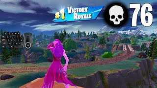 76 Elimination Solo vs Squads Wins Fortnite Chapter 5 Season 2 Full Gameplay [upl. by Nosnorb]