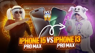 iphone 13 pro max vs iphone 15 pro max pubg mobile test  HOW STAR YT  pubg mobile [upl. by Abner326]