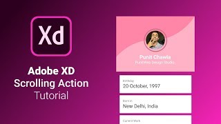 Scrolling Actions in Adobe XD  Animate on Scroll  Design Weekly [upl. by Charlene960]