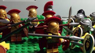 LEGO Romans 191 BC Battle of Thermopylae [upl. by Now454]