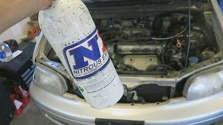 Installing Nos on the Honda Odyssey Part 1 [upl. by Sidonius821]