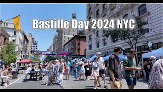 Bastille Day Streets Festive 2024 NYC [upl. by Gnilrets]