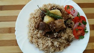 Jinsi ya kupika Pilau la kuchambuka kwa njia rahisi  Easy pulao recipe  Mapishi Rahisi [upl. by Lotti]