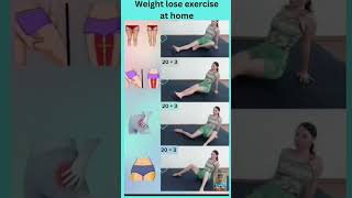 🔥 Top 10 AtHome Exercises for Rapid Weight Loss💪 HomeWorkout WeightLossJourneyshortsshortvideo [upl. by Sirromed]