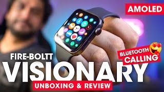 FireBoltt VISIONARY Unboxing amp Review ⚡️ CHEAPEST AMOLED Calling Smartwatch  Best Smartwatch 2022 [upl. by Gad]