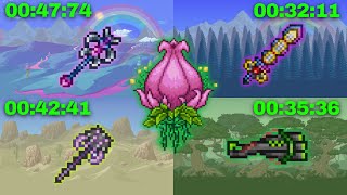 Plantera No Hit Speed kill with all Class in Master Mode [upl. by Kir]