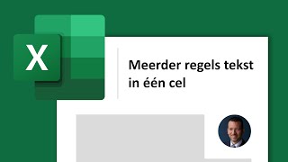 Excel meerdere regels tekst in één cel in 90 seconden 2 manieren [upl. by Janene]