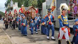 Fusiliers Marins 1810 direction la Chapelle de Heigne [upl. by Novi]