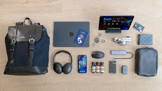 My Travel Bag amp Tech Essentials after 50 Work Trips [upl. by Meri]