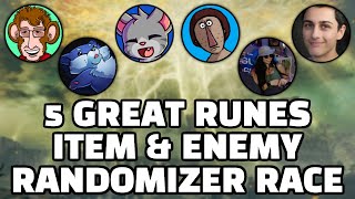 Elden Ring 5 Great Runes RANDOMIZER Race vs Chris Mitchriz Domo Parky amp Blueberrybrioche [upl. by Britte]