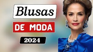 👚 BLUSAS de Moda 2024  NUEVOS DISEÑOS ELEGANTES Y BONITOS [upl. by Las]