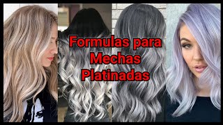 fórmulas para mechas platinadas  Lilyymakeuup [upl. by Nazay704]