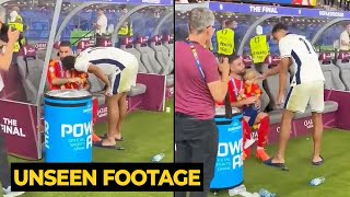 Jude Bellingham sweet moments kissing Carvajal son after England loss against Spain  Football News [upl. by Jamison526]