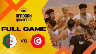 Algeria v Tunisia  Full Basketball Game  FIBA AfroCan 2023  Qualifiers [upl. by Erdnoed]