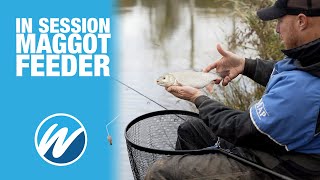 How To Fish The Maggot Feeder  Andy May and Jamie Hughes  Match Fishing InSession [upl. by Naihs]