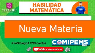 Curso COMIPEMS 2022 GRATUITO – HABILIDAD MATEMÁTICA [upl. by Haisa520]