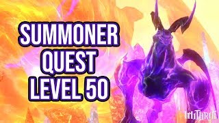 FFXIV 215 0227 Summoner Quest Level 50  Artifact Gear [upl. by Ennahgiel801]