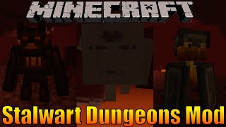 Minecraft Stalwart Dungeons Mod para version 1165  Review en ESPAÑOL [upl. by Ralip405]