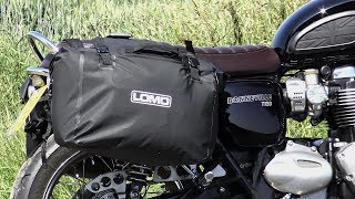 Triumph Bonneville T120 Waterproof motorcycle luggage that shouldnt exist [upl. by Lemaj479]