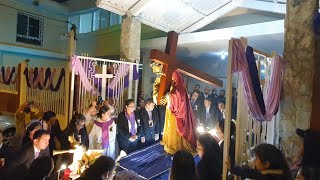 Salida de la Procesión de Jesús Nazareno de la Paz Parroquia San Vicente de Paúl zona 7 [upl. by Ettennig]