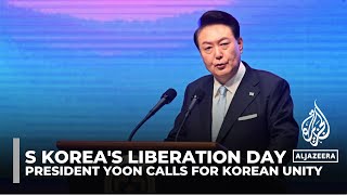 Vision for peace South Korean president calls for unity on the peninsula [upl. by Dewees938]