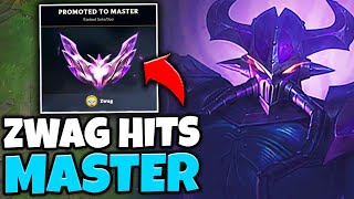 ZWAG HITS MASTER TIER IN SEASON 13 DESTROYING HIGH ELO [upl. by Canice]