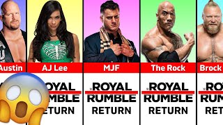 2024 WWE ROYAL RUMBLE SURPRISE ENTRANTS [upl. by Paulsen]