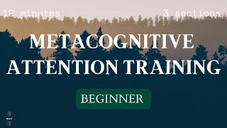 Beginner 4  Attention Training Technique ATT  Metacognitive Therapy MCT [upl. by Leitao]