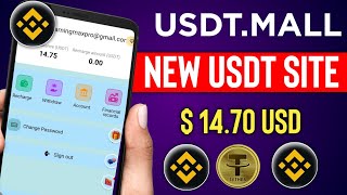 New Usdt Earning Site Today  Earn Usdt 2024 With withdrawal proof  Earn Usdt Trc20 [upl. by Aivalf736]