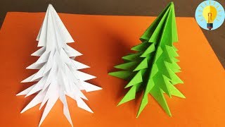 Basteln mit papier Weihnachtsbaum falten🎄 DIY Bastelideen [upl. by Vanda]