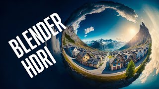 blender hdri  Blender Tutorial [upl. by Nyllewell]