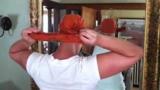 How to make your own turban during Chemo treatment [upl. by Combes786]