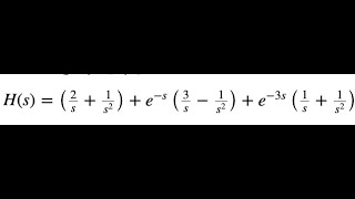 Diff Eqn Inverse Laplace of a function with unit step function [upl. by Clance5]