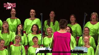 Choir  The Lion Sleeps Tonight  Stazka Solcova arrangement conductor Canticorum Pilsen 2012 [upl. by Hairahs]